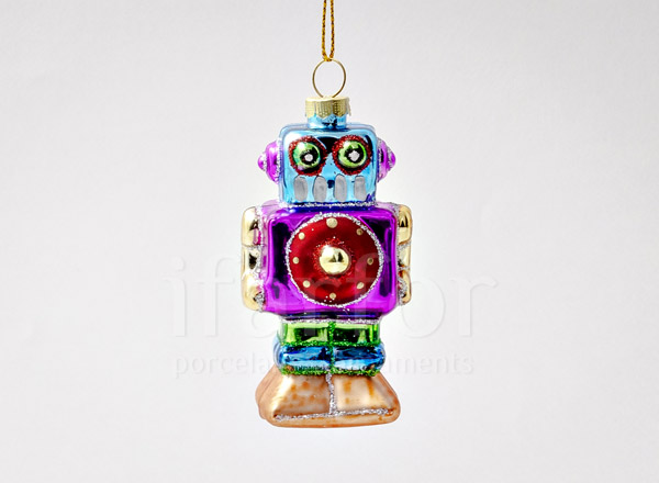 Christmas tree toy Robot