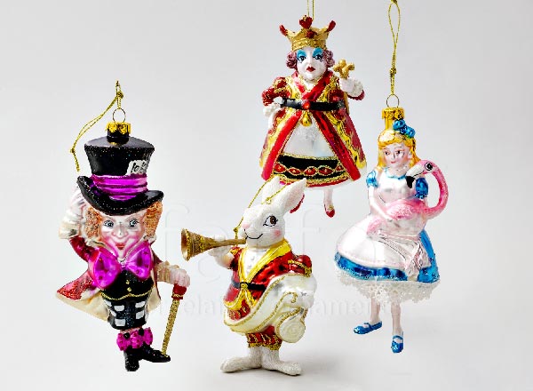 Набор елочных игрушек Алиса в стране чудес