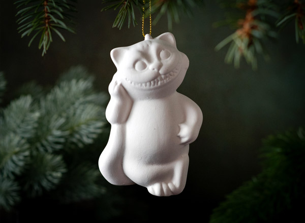Елочная игрушка Чеширский кот