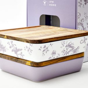 Набор квадратных форм для запекания Monplaisir Violet Монплезир фиолетовый 2/4 Стандартная 200 мм.