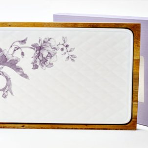 Доска сервировочная в подарочной коробке Monplaisir Violet Монплезир фиолетовый Стандартная 180 мм.