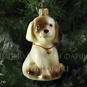 Елочная игрушка Собака Бим 100 мм.