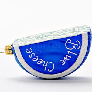 Елочная игрушка Сыр Blue 45 x 100 мм.