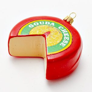 Елочная игрушка Сыр Gouda 80 x 85 мм.