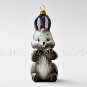 Елочная игрушка Заяц 135 мм.
