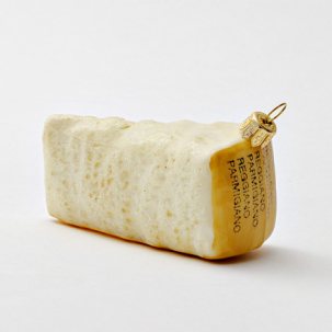 Елочная игрушка Сыр Parmigiano 75 x 50 мм.
