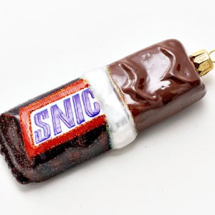 Елочная игрушка Шоколадный батончик Snickers 40 x 115 мм.