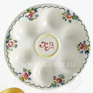 Тарелка пасхальная для яиц Светлый праздник 170 x 32 мм.