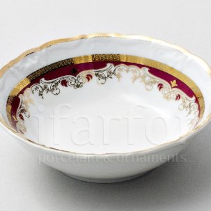 Салатник Красная лилия Мария Луиза 130 мм.