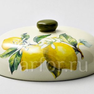 Крышка к блиннице Лимоны Royal Classics 230 x 230 x 86 мм.