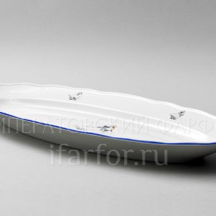 Блюдо овальное Гуси DUBI 570 мм.