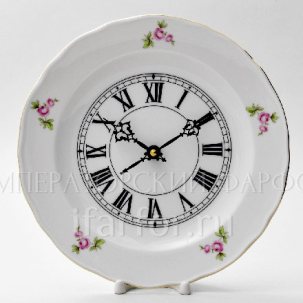 Часы настенные кварцевые Цветочный мотив DUBI 240 x 240 мм.