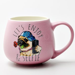 Кружка Lets enjoiy and selfie Royal Classics 400 мл.