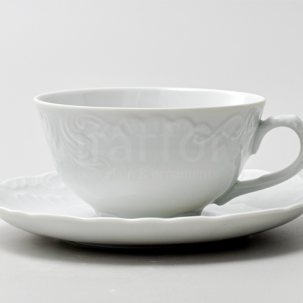 Чашка с блюдцем чайная Rococo 1/2 Repast 220 мл.