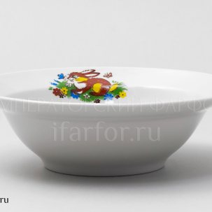 Миска детская Веселый Колобок.Заяц