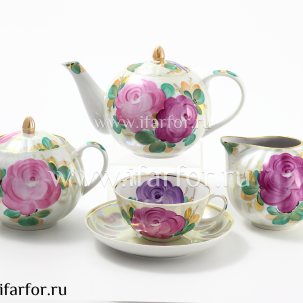 Сервиз чайный Свадебный 6/15 Тюльпан