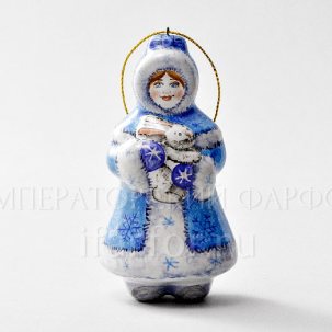 Елочная игрушка Снегурочка 45 x 53 x 102 мм.