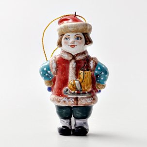 Елочная игрушка Январь 1 55 x 95 мм.