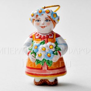 Елочная игрушка Июнь 50 x 85 мм.