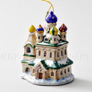 Елочная игрушка Церквушка Церквушка 1 78 x 100 мм.