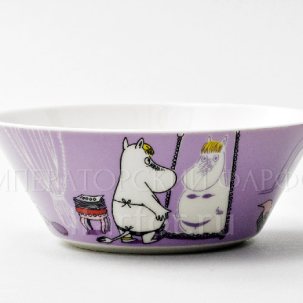 Пиала Фрекен Снорк (сиреневая) Arabia MOOMIN 150 мм.