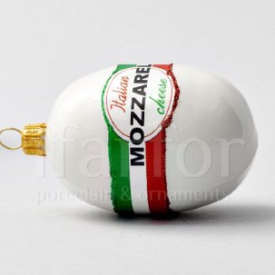 Елочная игрушка Сыр Mozzarella 50 x 85 мм.