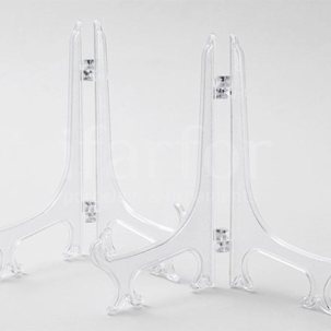 Комплект подставок для декоративных тарелок 280мм Прозрачный 2/2 Подставка 175 мм.