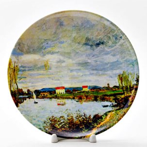 Декоративная тарелка The Seine at Argenteuil Sun 200 мм.
