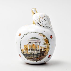 Скульптура Яблоко Ярославль 90 x 120 мм.