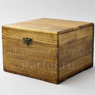 Шкатулка подарочная Шкатулка подарочная. Орех Шкатулка 200 x 200 x 140 мм.