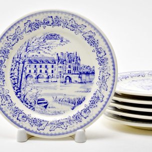 Набор розеток десертный CHATEAUX DE LA LOIRE GIEN Рошель 128 мм.