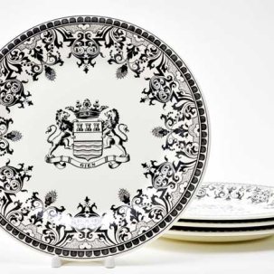 Набор тарелок столовый BLASON DEPAREILLEES GIEN Шампань 274 мм.
