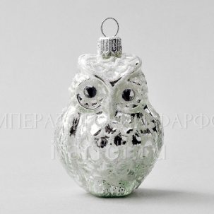 Елочная игрушка Сова 82 мм.