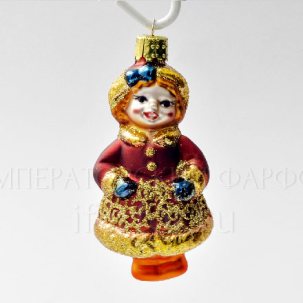 Елочная игрушка Девочка 105 мм.