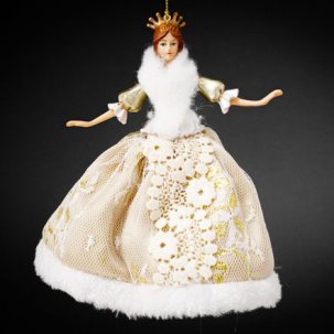 Елочная игрушка Королева бала 165 мм.