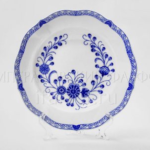 Тарелка глубокая Alte Ranke blau 230 мм.