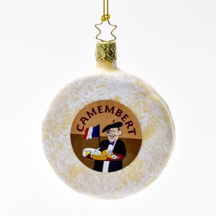 Елочная игрушка Сыр Camembert 75 x 100 мм.
