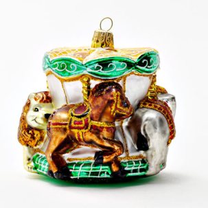 Елочная игрушка Карусель 105 x 105 мм.
