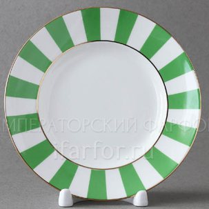 Тарелка десертная Да и нет (салатовый) 150 мм.