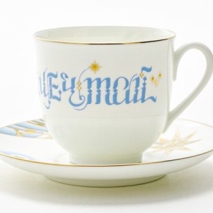 Чашка с блюдцем кофейная Мечтай 1/2 Ландыш 180 мл.