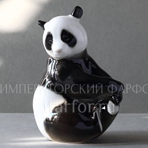 Скульптура Медведь бамбуковый 91 x 76 x 128 мм.