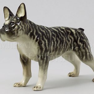 Скульптура Французский бульдог Серый 176 x 125 мм.