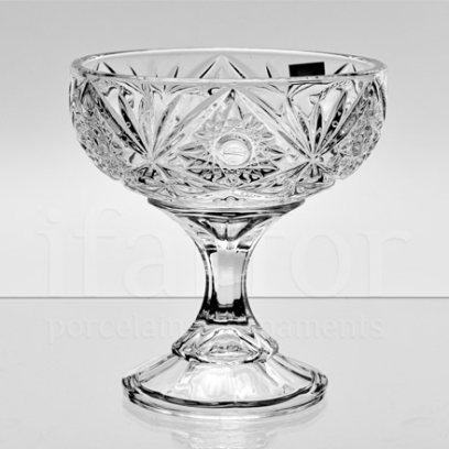 Ваза для конфет на ножке «Miranda» Форма: Crystalite Bohemia. Хрустальное стекло. 144 x 150 мм.