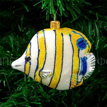 Елочная игрушка Рыба-бабочка