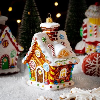 Елочная игрушка Пряничный домик
