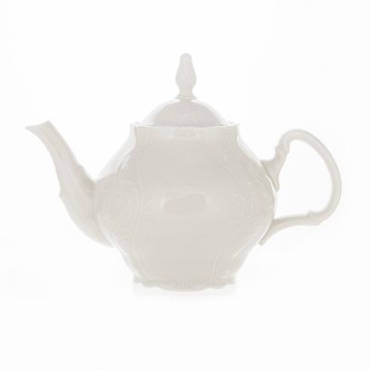 Чайник «Бернадотт Недекорированный Be-Ivory» Фарфор. 1200 мл.