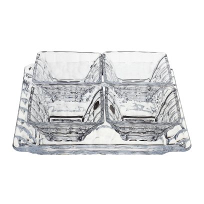 Набор сервировочный «MARBLE» 5 предметов Форма: Marble. Стекло