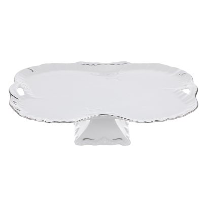 Поднос на ножке «Офелия 2841» Фарфор. 330 мм.