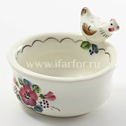 Солонка «Курочка» Форма: Курочка. Керамика. 70 x 35 мм.