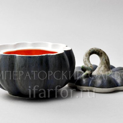 Шкатулка «Тыква большая» Форма: Тыква большая. Фарфор. 170 x 145 мм.